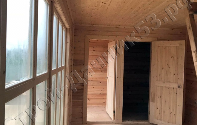 4 Брусовой дом 6×3, 18 м², Ленинградская область,  Выборгский район, КП Большая Медведица (5)